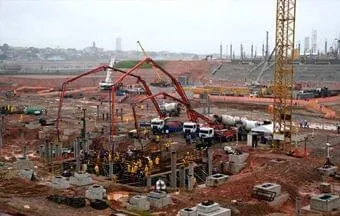 Equipamentos Kaiobá fazem bombeamento de 600 m³ de concreto na Arena Corinthians