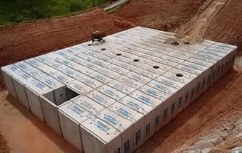 Peças pré-fabricadas para reservatórios de contenção agilizam obra